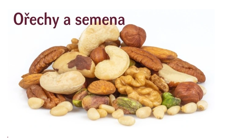 Ořechy a semena Ořechy a semena
