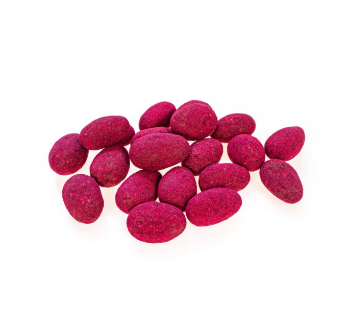 Mandle v mléčné čokoládě s malinami 350g
