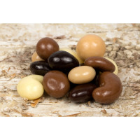 Směs ořechů a ovoce v polevách 350g