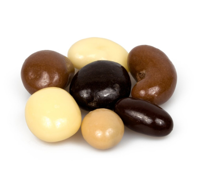 Směs ořechů a ovoce v polevách 350g