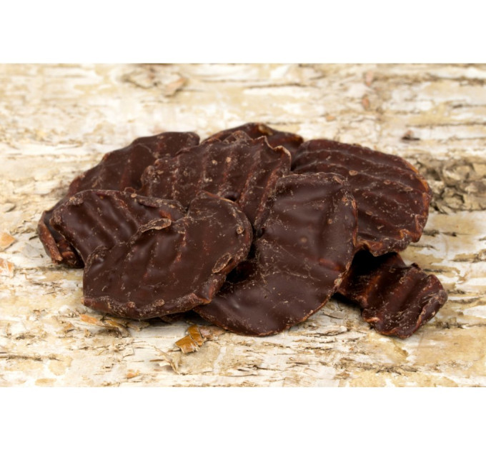 Jablkové chipsy v hořké čokoládě 100g