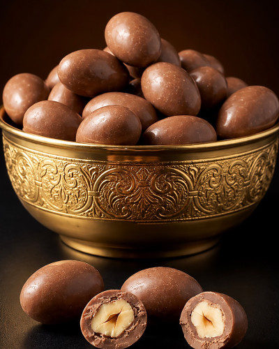 Caramelised almonds with sea salt
