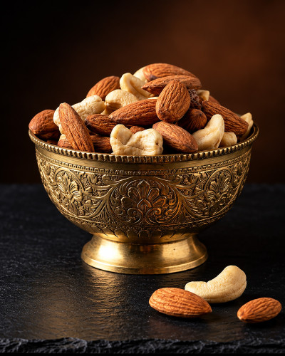 Mixed nuts with raisins