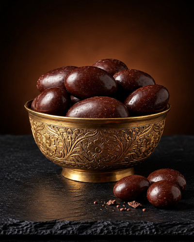 Brazil nuts in dark chocolate