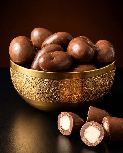 Brazil nuts in milk chocolate